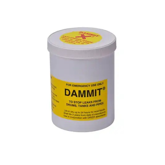 1.8kg Dammit® Clay Plugging Steel Drum Plug