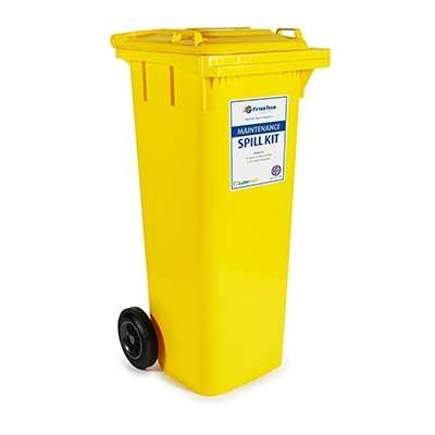120 Ltr Maintenance Spill Kit - 2 Wheeled Bin
