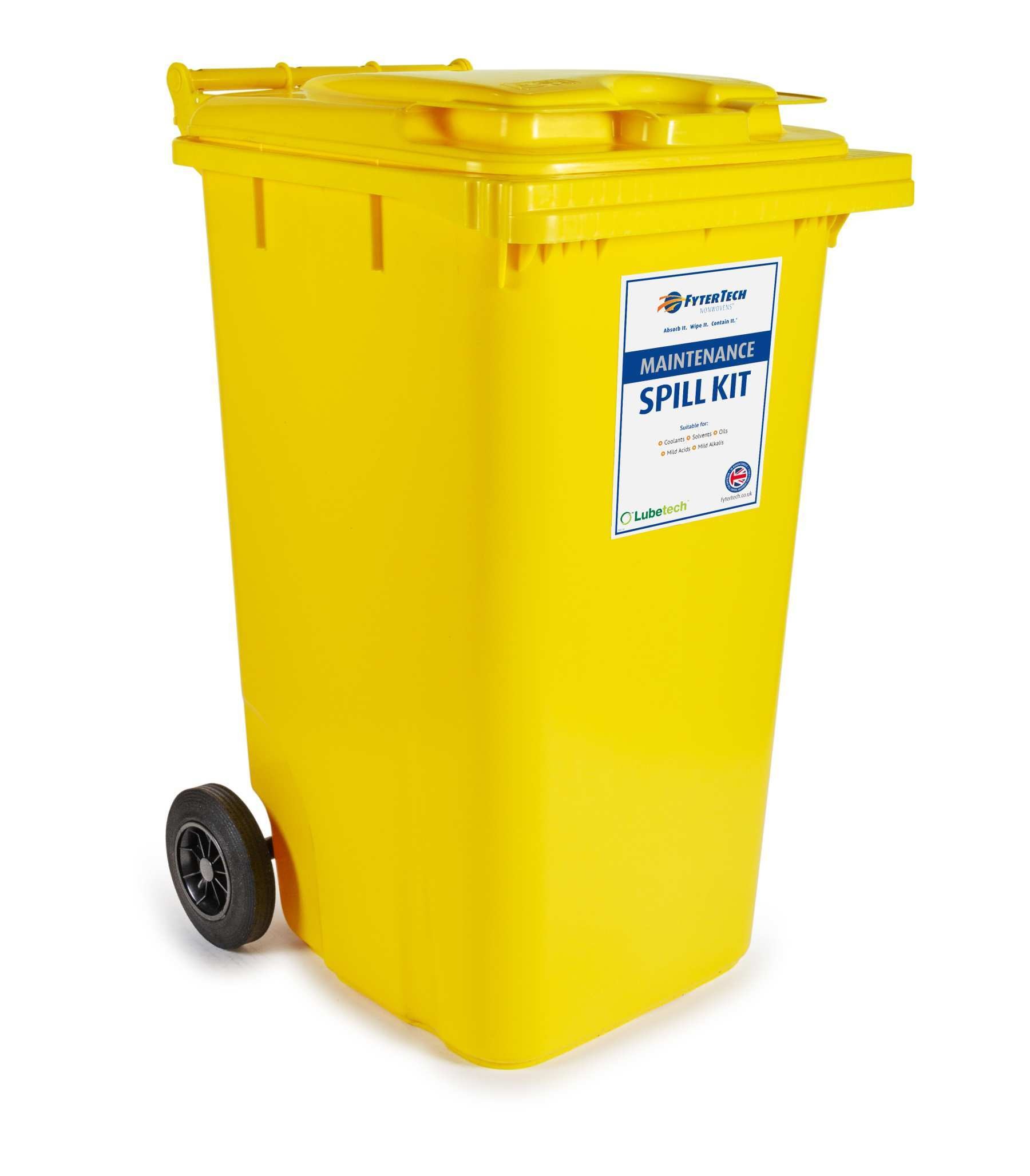 240 Ltr Maintenance Spill Kit - 2 Wheeled Bin