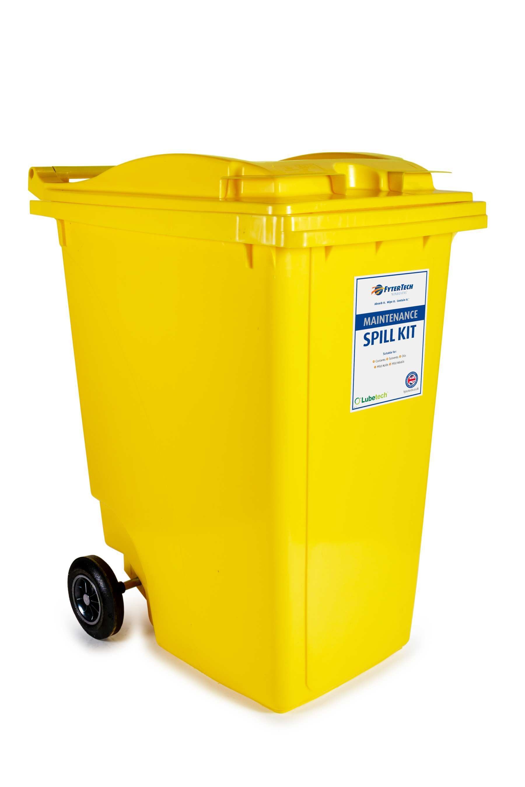 360 Ltr Maintenance Spill Kit - 2 Wheeled Bin