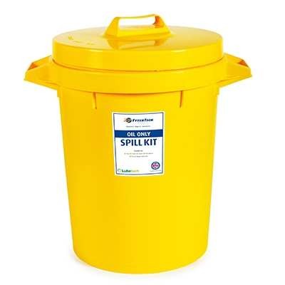 80 Ltr Oil Only Spill Kit - Static Bin